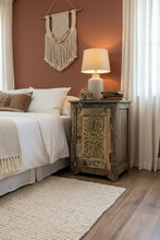 old door bedside 
