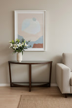 half round console 