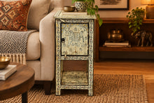 Narrow single door side table / bedside