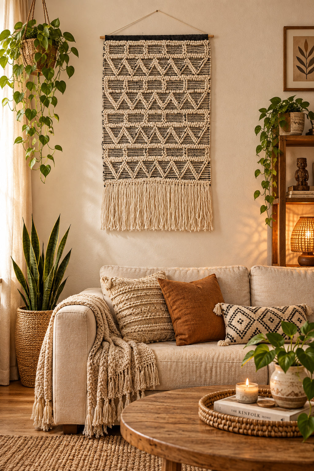 Macrame wall decor