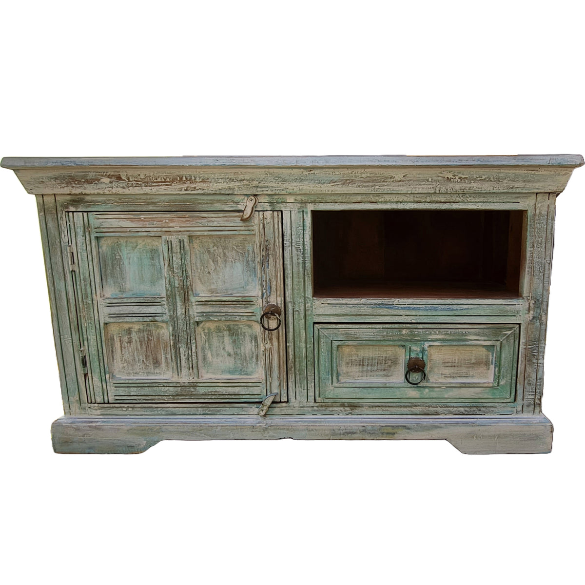 Recycled TeakWood Narrow TV Unit