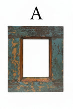 Old teak mirror