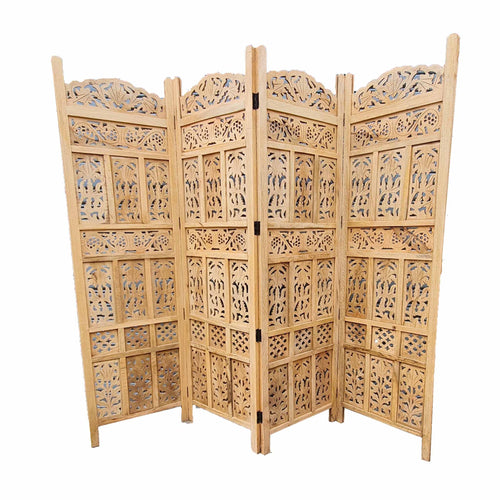 Timber carved screen