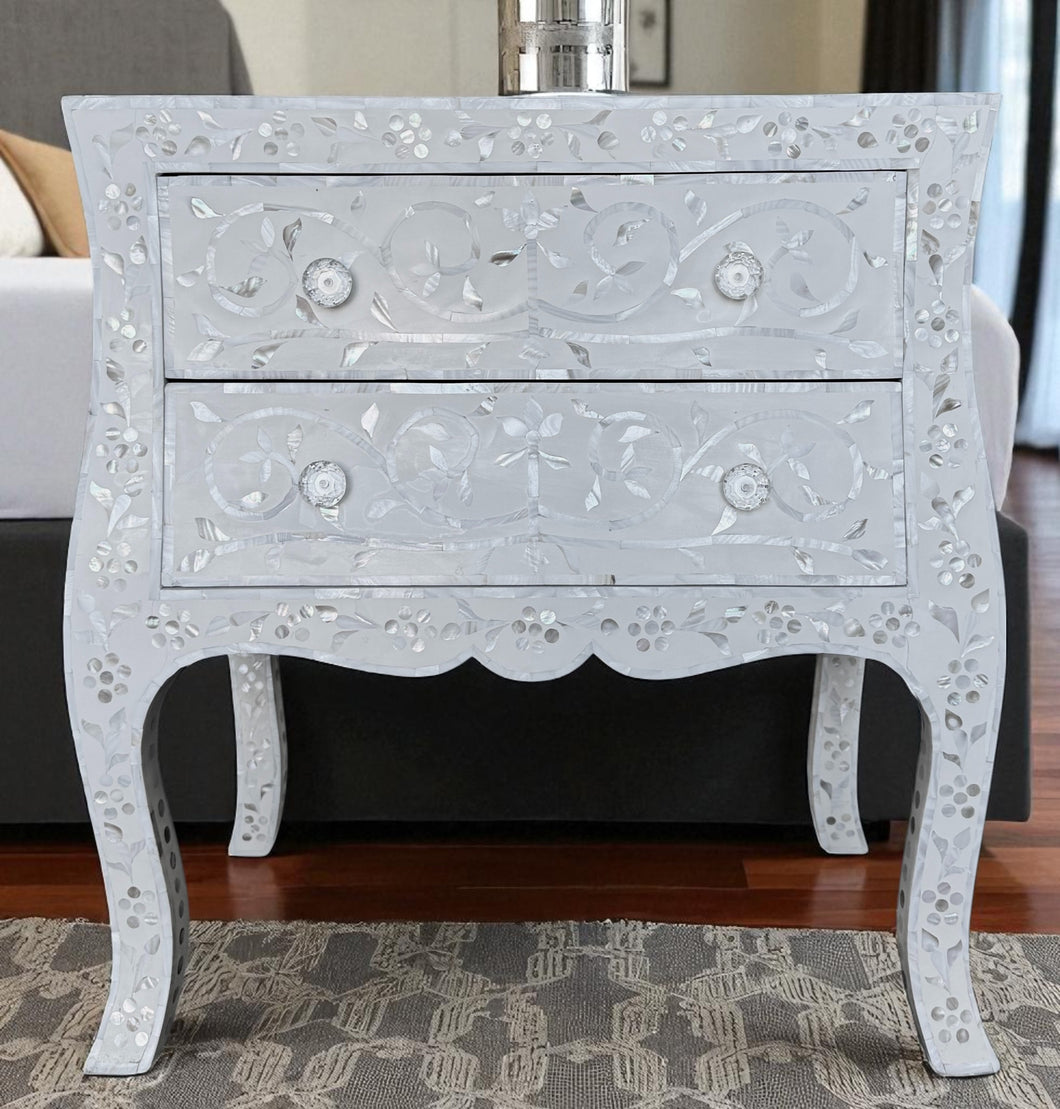 Mother of pearl bedside