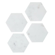 Hexa marble coasters