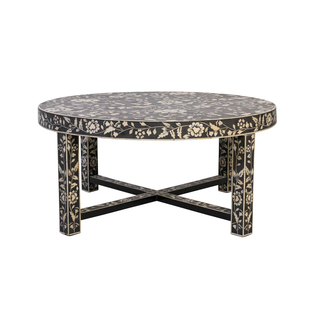 Bone Inlay Coffee Table