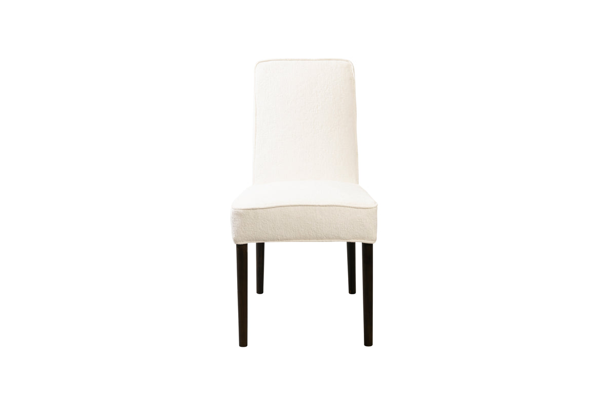 Elison Charcoal Dining Chair - Heavy Chenille