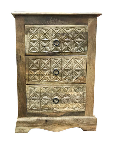 Edo Handcrafted Bedside - akashafurniture